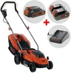 Black & Decker BCMW33184L2-QW Akku Rasenm&auml;her - 2x18V/4Ah + Gratis 18-V-Akku 2 Ah -