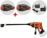 Akku-Hochdruckreiniger Black & Decker BCPC18D1 + Gratis 18-V-Akku 2 Ah - 5-in-1
