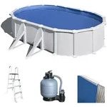 Gre Atlantis Oval 500x300x132cm - Stahlwandbecken