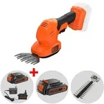 Black & Decker B&DBCSS18D1W - Akku-Grasschere - Heckenschere 18V/2ah + Gratis