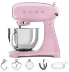 SMEG Full Color Pink - K&uuml;chenmaschine - Edelstahlsch&uuml;ssel 4,8 Liter