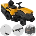 Stiga Estate 384e Rasentraktor mit 2 ePower Pro-Akkus 56 V/40 Ah Fangkorb und