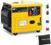 MSW Notstromaggregat Diesel - 6370 / 7500 W - 16 L - 230/400 V - mobil - AVR -...