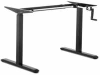 Fromm & Starck Höhenverstellbares Schreibtischgestell - manuell - 70 kg - schwarz