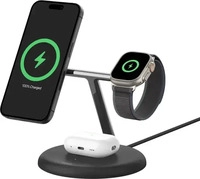 Belkin WIZ023VFBK, Belkin BoostCharge Pro 3-in-1 - Kabelloses Ladeger&auml;t