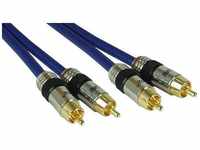 InLine 89725P, InLine Premium - Audiokabel - RCA männlich zu RCA männlich - 25 m -