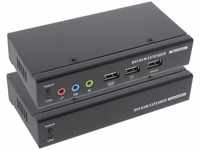 InLine 61640, InLine DX050 DVI USB KVM Extender over TP Cable with Audio -