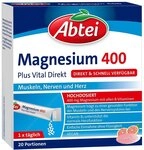 Abtei Magnesium 400 Plus Vital Direkt Granulat