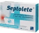 Septolete 3 mg/1 mg Lutschtabletten mit Eukalyptus-Geschmack