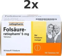 PZN-DE 04010113, Fols&auml;ure Ratiopharm 5 mg Tabletten