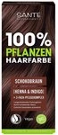 Pflanzenhaarfarbe mit 3-fach Pflegekomplex schokobraun 02