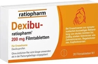 PZN-DE 19185114, Dexibu-ratiopharm 200 Mg Filmtabletten