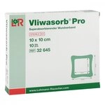Vliwasorb Pro suberabsorb.Komp.steril 10x10 cm