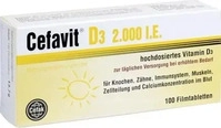 PZN-DE 12490044, Cefak Cefavit D3 2.000 I.e. Filmtabletten