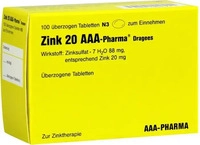 PZN-DE 00790077, AAA - Pharma Zink 20 AAA-Pharma