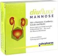 PZN-DE 14164596, Ruhrpharm Diufluxx Mannose Brausetabletten
