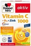 Doppelherz Vitamin C1000 +D3+Zink Depot Tabletten