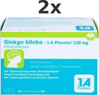 PZN-DE 17534792, Ginkgo biloba - 1 A Pharma 120 mg Filmtabletten