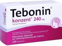 PZN-DE 07752045, Dr.Willmar Schwabe Tebonin konzent 240 mg Filmtabletten, 120 St,