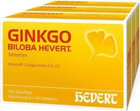 PZN-DE 03816179, Hevert-Arzneimittel Ginkgo Biloba Hevert Tabletten, 300 St,