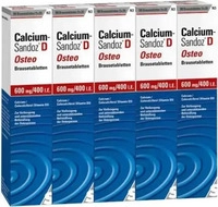PZN-DE 02340160, Hexal Calcium Sandoz D Osteo Brausetabletten, 100 St, Grundpreis: