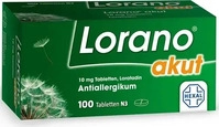 PZN-DE 07224435, Hexal Lorano akut Tabletten, 100 St, Grundpreis: &euro; 0,16 /