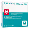PZN-DE 06312060, ASS 100 - 1 A Pharma TAH Tabletten, 50 St, Grundpreis: &euro; 0,02 /