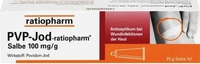 PZN-DE 07260425, PVP-Jod-ratiopharm Salbe Antiseptikum, 25 g, Grundpreis: &euro;