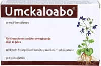 PZN-DE 00148820, Dr.Willmar Schwabe Umckaloabo 20 mg Filmtabletten, 30 St,