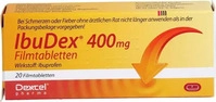 PZN-DE 09294670, Dexcel Pharma IbuDex 400 mg Filmtabletten, 20 St, Grundpreis: &euro;