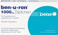 PZN-DE 01484879, bene Arzneimittel Ben-U-Ron 1.000 mg Suppositorien, 10 St,