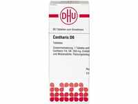 PZN-DE 01763510, DHU-Arzneimittel Cantharis D 6 Tabletten, 80 St, Grundpreis: &euro;