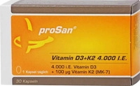 PZN-DE 12455415, proSan pharmazeutische Vertriebs Prosan Vitamin D3+K2 4.000 I.E.