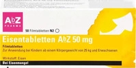 PZN-DE 06683721, AbZ Pharma Eisentabletten AbZ 50 mg Filmtabletten, 50 St,
