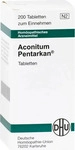 PZN-DE 03215988, DHU-Arzneimittel Aconitum Pentarkan Tabletten, 200 St, Grundpreis: