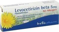 PZN-DE 16006223, betapharm Arzneimittel Levocetirizin beta 5 mg Filmtabletten,...