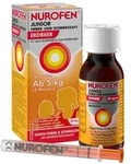Nurofen Junior Fieber- und Schmerzsaft Erdbeer 40 Mg/ml