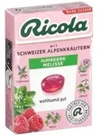 Ricola Himbeere Melisse Bonbons ohne Zucker Box