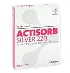 Actisorb 220 Silver 6,5x9,5 cm steril Kompressen