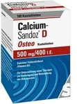 Calcium-Sandoz&reg; D Osteo Kautabletten 500mg/400 I.E.
