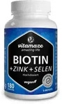 Vitamaze Biotin + Zink + Selen Tabletten vegan