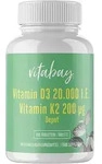 Vitamin D3 Depot 20.000 I.E. + Vitamin K2 200 mg Tabletten