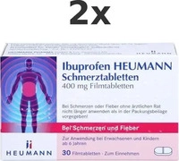 PZN-DE 10201099, Ibuprofen Heumann Schmerztabletten 400 mg Filmtabletten Inhalt: 30