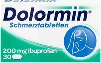 PZN-DE 04590228, Dolormin mit Ibuprofen bei Kopfschmerzen Filmtabletten Inhalt: 30 St