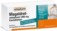 PZN-DE 04869887, Magaldrat-ratiopharm 800 mg Kautabletten Tabletten Inhalt: 50...