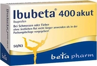 PZN-DE 05731464, Ibubeta 400 akut Filmtabletten Inhalt: 50 St