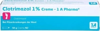 PZN-DE 02409006, Clotrimazol 1% Creme 1A Pharma Inhalt: 50 g, Grundpreis: &euro;