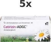 PZN-DE 02662745, CETIRIZIN ADGC Filmtabletten Inhalt: 20 St