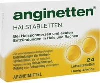 PZN-DE 01654092, anginetten Halstabletten Lutschtabletten Inhalt: 24 St
