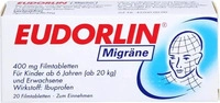 PZN-DE 03063099, Eudorlin Migr&auml;ne Filmtabletten Inhalt: 20 St